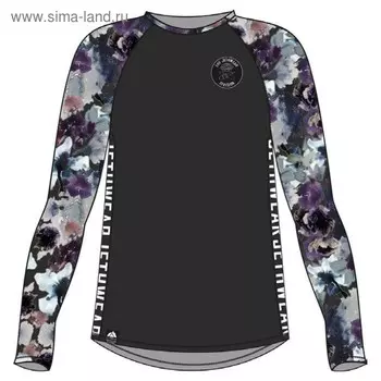 Лонгслив Jethwear One, размер XL, чёрный, серый