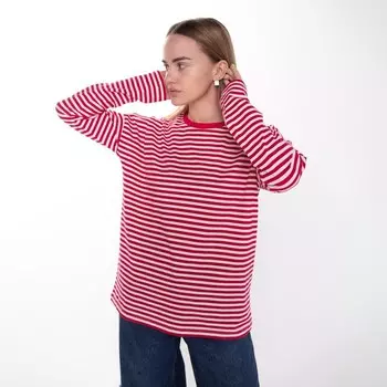 Лонгслив женский, цвет бордовый, размер 50-52 (2XL)