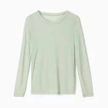 Лонгслив женский KAFTAN: Basic line, оливковый, размер 50-52
