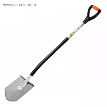 Лопата универсальная, L = 160 см, титановая, алюминиевый черенок, с ручкой