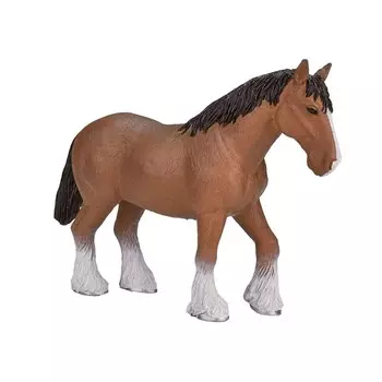Фигурка Konik «Лошадь Клейдесдаль, коричневая»