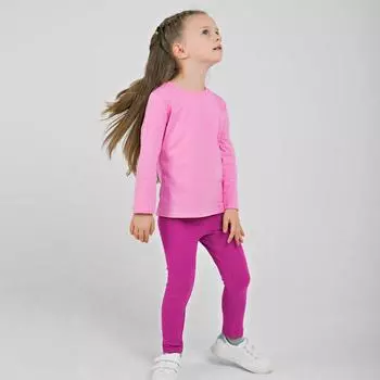 Лосины «Basic», рост 122 см, цвет фиолетовый