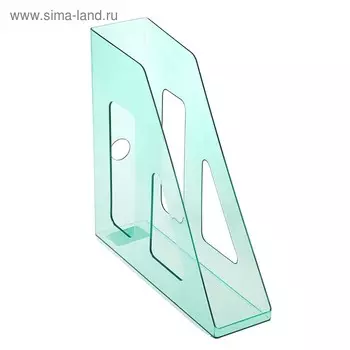 Лоток для бумаг вертикальный «Актив», зелёный, GREEN