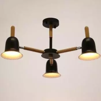 Люстра 1049/3BK E27 60 Вт черный 707050 см BayerLux