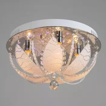 Люстра 5953/400 CR хром 4х40Вт E14 LED RGB ПДУ 40х40х21см