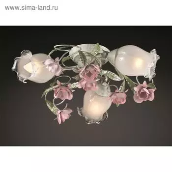 Люстра «Амели», 3х60Вт E14, цветная
