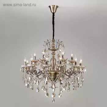 Люстра Beatrix 18x60Вт E14 бронза
