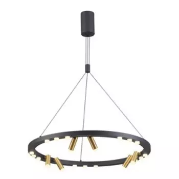 Люстра Beveren, 63Вт LED, 4000, 5355лм, цвет чёрный