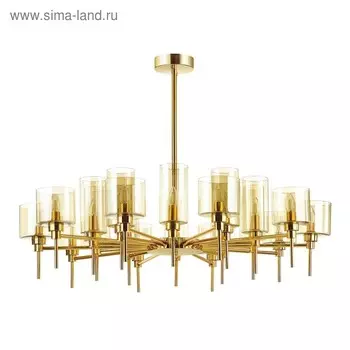 Люстра Diatra, 20x40Вт E14, цвет золото