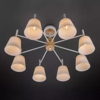 Люстра Fresco 8x60Вт E27 белый