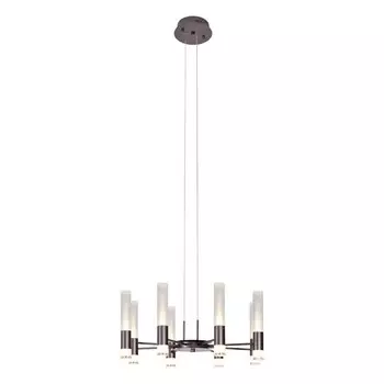 Люстра G61245/8CF, LED 8x4Вт 3000K, 3200лм, цвет кофейный