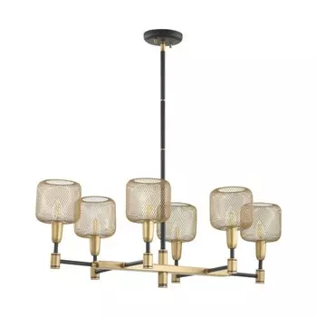 Люстра Lecola 6x40W E14 129x42 см