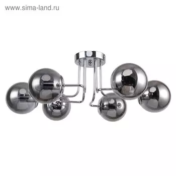 Люстра Modestus, 6x40Вт E14, цвет хром