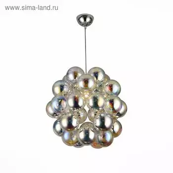 Люстра ODETTA 3x60Вт E27 хром 50x50x90см