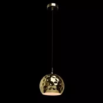 Люстра подвес "Котбус" 1x5W E27 золото 20x20x380см
