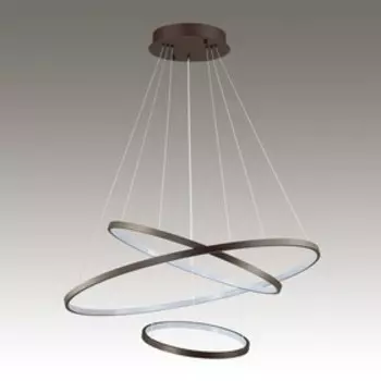 Люстра SATURNO 114Вт LED 4000K коричневый 85x85x120см