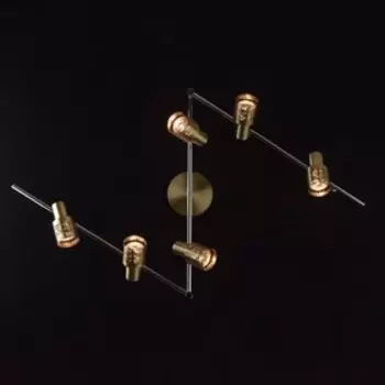 Люстра спот "Азур" 6x35W GU10 античная бронза 12x164x16см