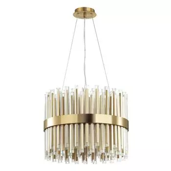 Люстра VIKETA, 12x40Вт E14, цвет золото, IP20