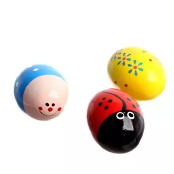 Маракас музыкальная игрушка «Яйцо» 4.54.57 см МИКС