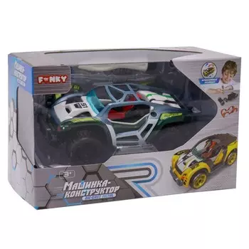 Машинка DIY Funky Toys, металлическая, зелёного цвета, 13 см