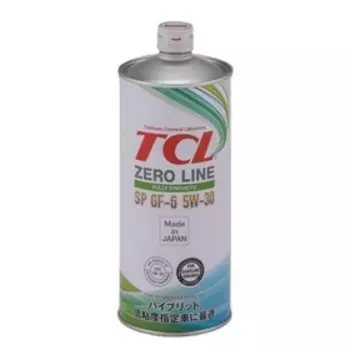 Масло моторное TCL Zero Line Fully Synth, Fuel Economy, SP, GF-6, 5W30, 1 л