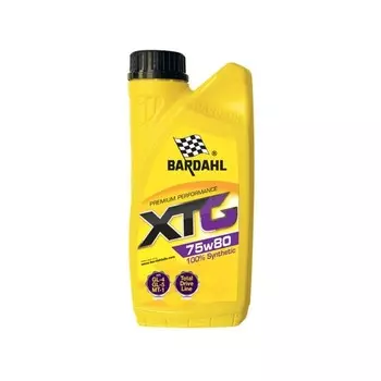 Масло трансмиссионное Bardahl 75w80 XTG GL4/GL5/MT-1, 1 л