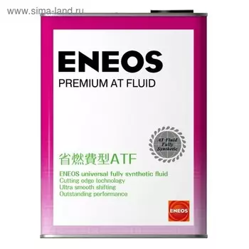 Масло трансмиссионное ENEOS Premium AT Fluid, синтетическое, 1 л