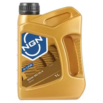 Масло трансмиссионное NGN A-Line 80W-90 GL4, минеральное, 1 л