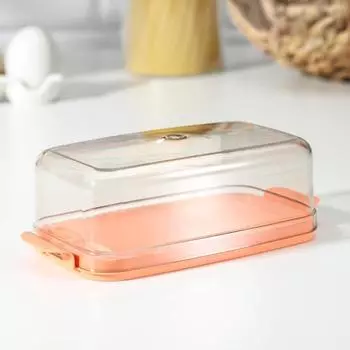Маслёнка Полимербыт, пластик, 800 мл, 17.58.35.7 см, МИКС