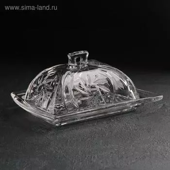 Маслёнка стеклянная «Венеция», 1712 см