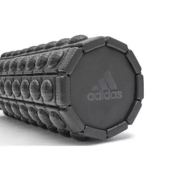 Массажный валик Adidas, 33 см, цвет чёрный