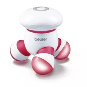 Массажёр для тела Beurer MG16, электрический, 3хААА, 1 режим, красный