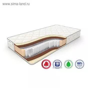 Матрас Balance Medium S-1000, размер 90 х 200 см, высота 21 см, трикотаж
