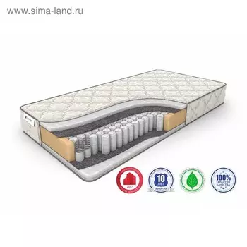 Матрас Eco Holl TFK, размер 200 х 200 см, высота 21 см, жаккард