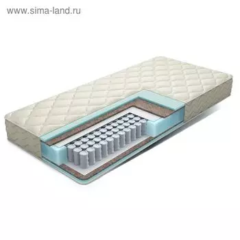 Матрас Eco Tropicana Foam, размер 160х190 см, высота 19 см, чехол жаккард-эко