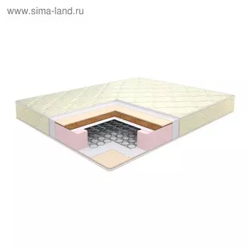 Матрас «Этель. Flowers double Comfort Боннель», размер 120200 см, высота 18 см, трикотаж