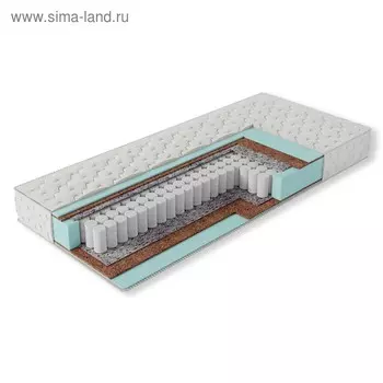 Матрас «Эко 14», размер 120 200 см, высота 18 см, жаккард