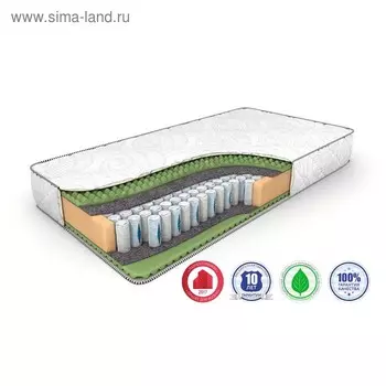 Матрас Komfort Massage DS, размер 120 х 190 см, высота 21 см, трикотаж