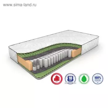 Матрас Komfort Massage, размер 140 х 195 см, высота 21 см, трикотаж