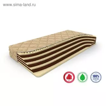 Матрас Mix Massage, размер 150 х 190 см, высота 21 см, велюр