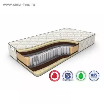 Матрас Prime Medium S-1000, размер 160 х 200 см, высота 25 см, трикотаж