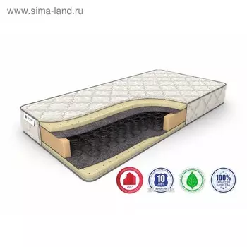 Матрас Sleep-2 BS-120, размер 80 х 195 см, высота 19 см, жаккард