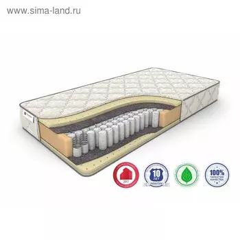 Матрас Sleep-2 TFK, размер 140 х 200 см, высота 19 см, жаккард