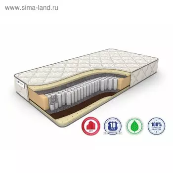 Матрас SleepDream Soft S-1000, размер 160 х 200 см, высота 22 см, трикотаж