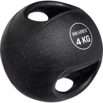 Медбол Bradex SF 0763, двуручный, 4 кг