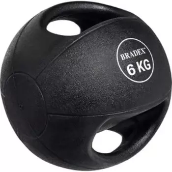 Медбол двуручный, Bradex SF 0765, 6 кг