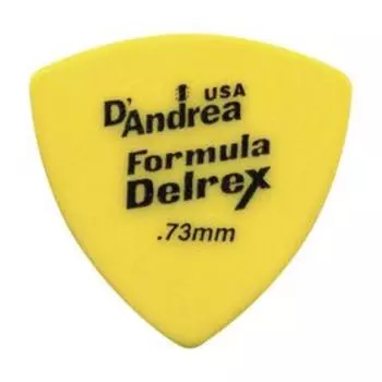 Медиаторы D`Andrea RD346-073 Formula Delrex 72шт, треугольные, матовая нескользящая поверхность.