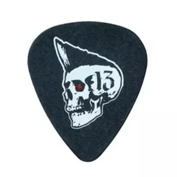 Медиаторы Dunlop L10R.60 Lucky 13 Psychobilly 36 шт., толщина 0,60мм