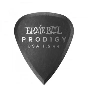 Медиаторы ERNIE BALL 9199 - Prodigy, 1.5 мм, материал делрин, черные, 6 шт