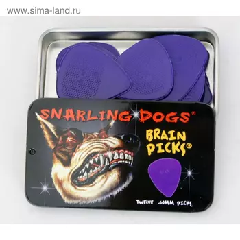 Медиаторы Snarling Dogs TNSDB351-60 Brain Picks 12шт, 0.60